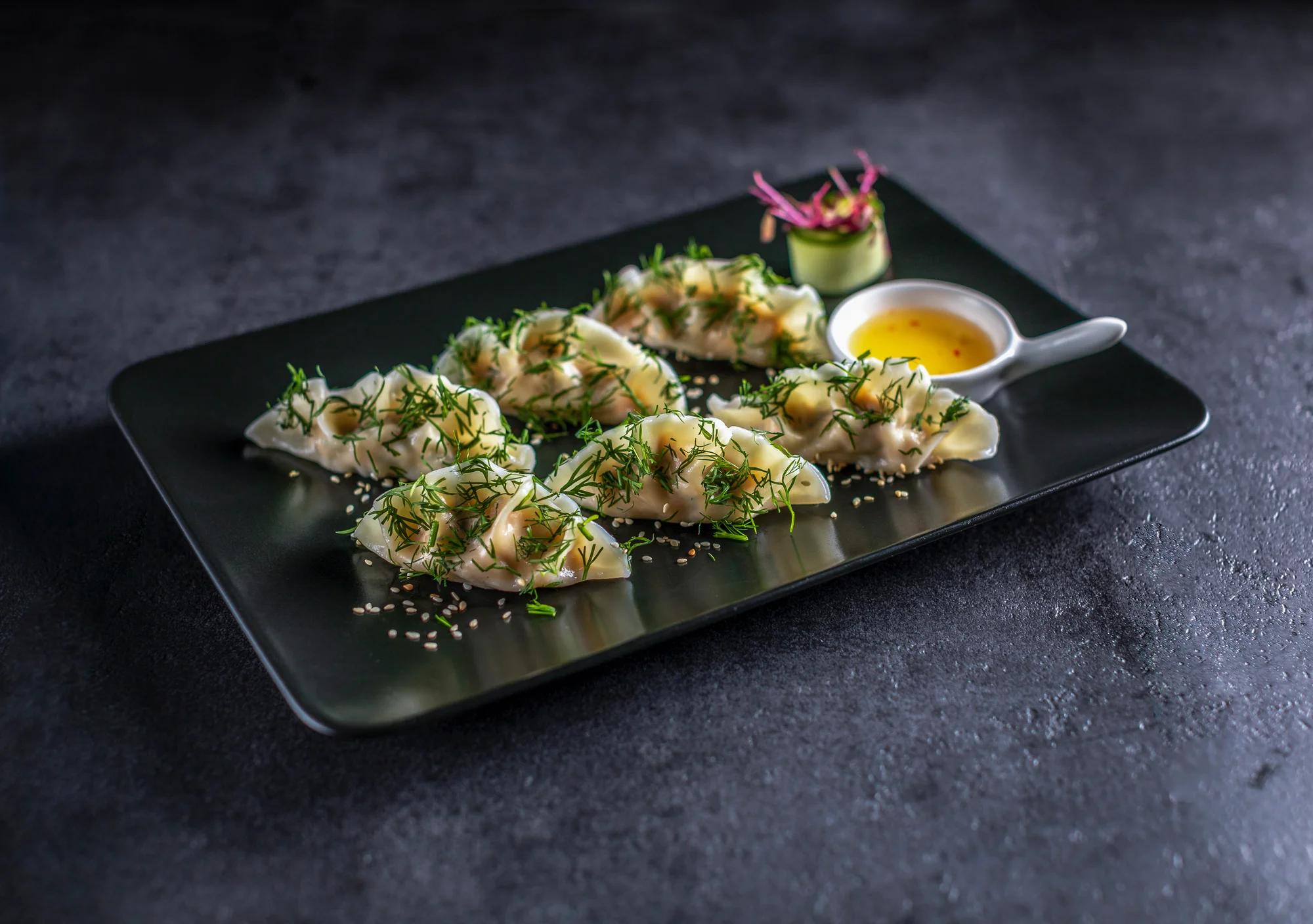 Sake Gyoza